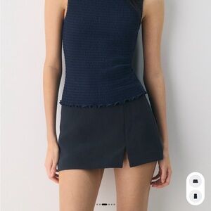 Aritzia Sunday Best Navy Mini skirt - Size 2